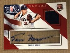 Tanner Houck 2015 USA Baseball Box Set CLEAR AUTO RELIC #’d 46/99