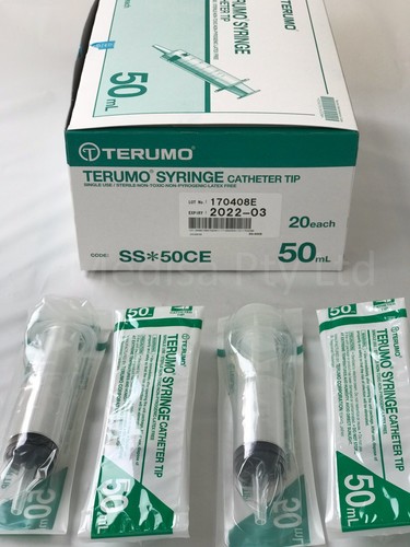 50mL Disposable Terumo Syringes Catheter Tip Hypodermic no Needle - Picture 3 of 4