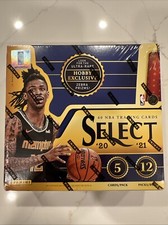 2020-21 Panini Select Basketball Hobby Factory Sealed Box 3 Autos or Mem Cards