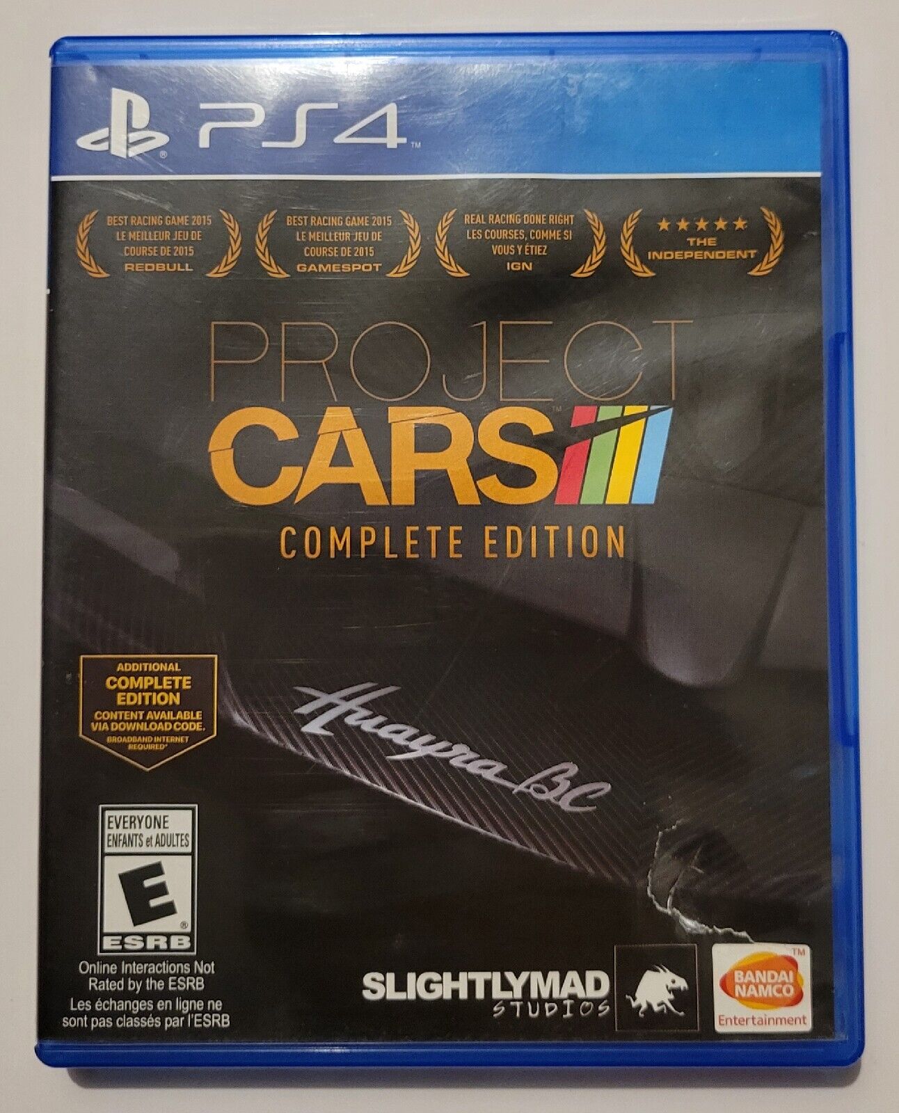 PS4 Project Cars Sony PlayStation 4 Original 1st