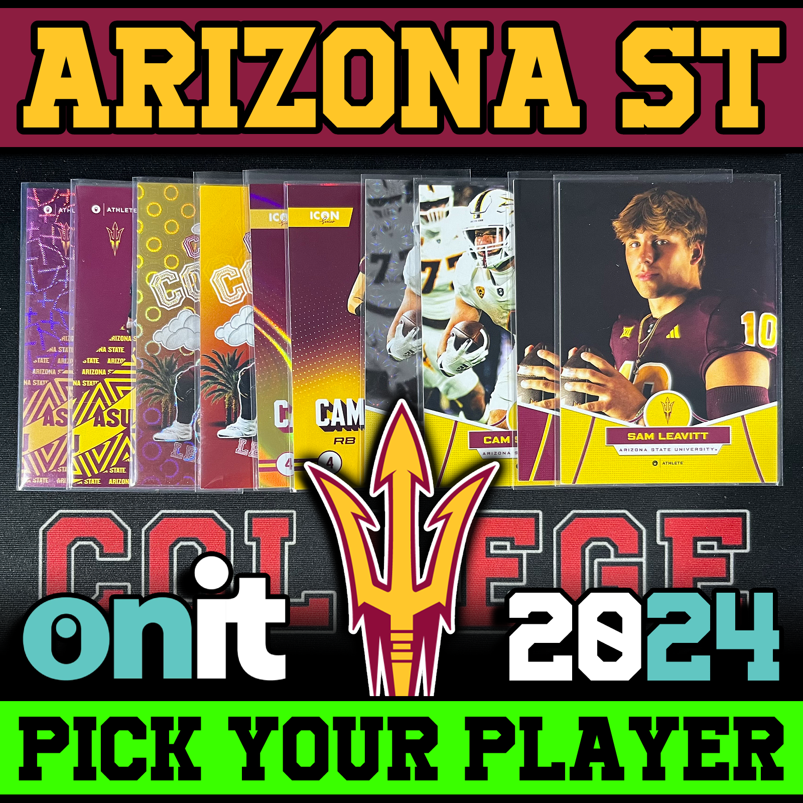2024 ARIZONA STATE ONIT Athlete FOOTBALL Complete Your Base Set *PICK PLAYER*