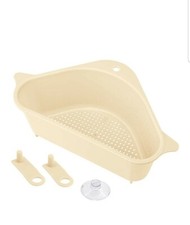 Sink Strainers Basket Triangular Multifunctional Drain Shelf Sink Storage Holder