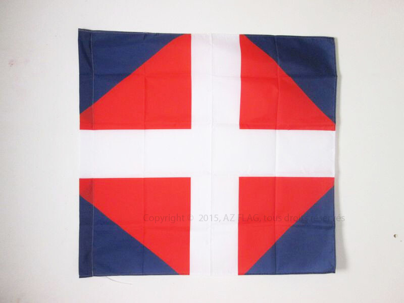 BANDIERA FANTERIA IMPERIO FRANCESE VIENNOIS 1776-1794 90x90cm - BANDIERA ORDINAN
