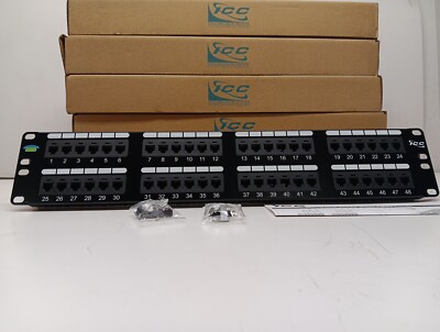 ICC Enhanced CAT5e 48-Port Patch Panel