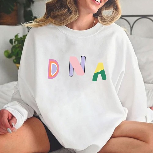 BTS DNA-Inspired Cotton Shirt-Taehyung's Signature Style Sweatshirt, Grey/Cotton - 第 2/14 張圖片