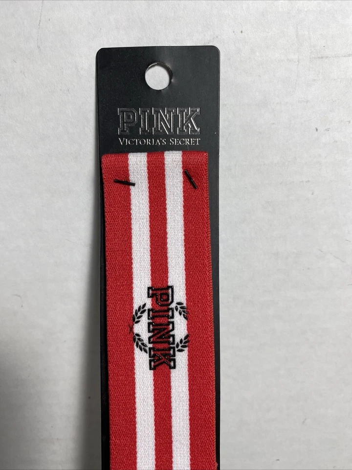 Diadema Victoria's Secret ROSA Rayas Rojas Nueva Con Etiquetas Foto 2 de 4