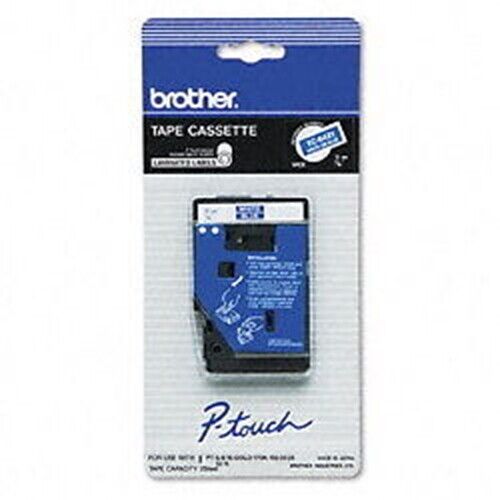 Brother 3/8" (9mm) White on Blue P-touch Tape for PT20, PT-20 Label Maker - Picture 1 of 1