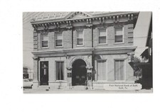 PA Bath Pennsylvania First National Bank Northampton County Postcard