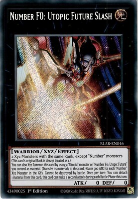 Number F0: Utopic Future Slash - BLAR-EN046 - Secret Rare