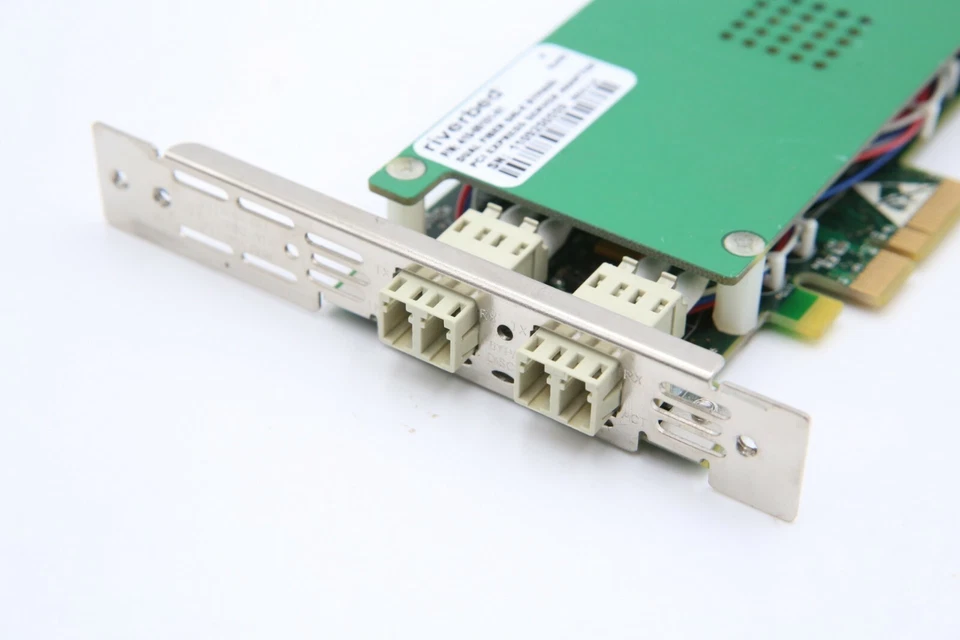 Riverbed NIC-01G-2SX Dual Fiber SX GIG-E PCIe Server Adapter  410-00101-01 A11d - Image 2 of 4