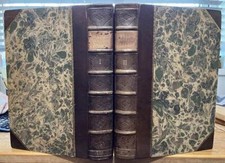 1732-1733. Rapin's 'History Of England In 2 Vols' PLATES & MAPS. Fine Bindings