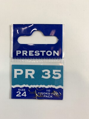 Angelhaken Größe 24 10 Haken pro Packung Preston PR35