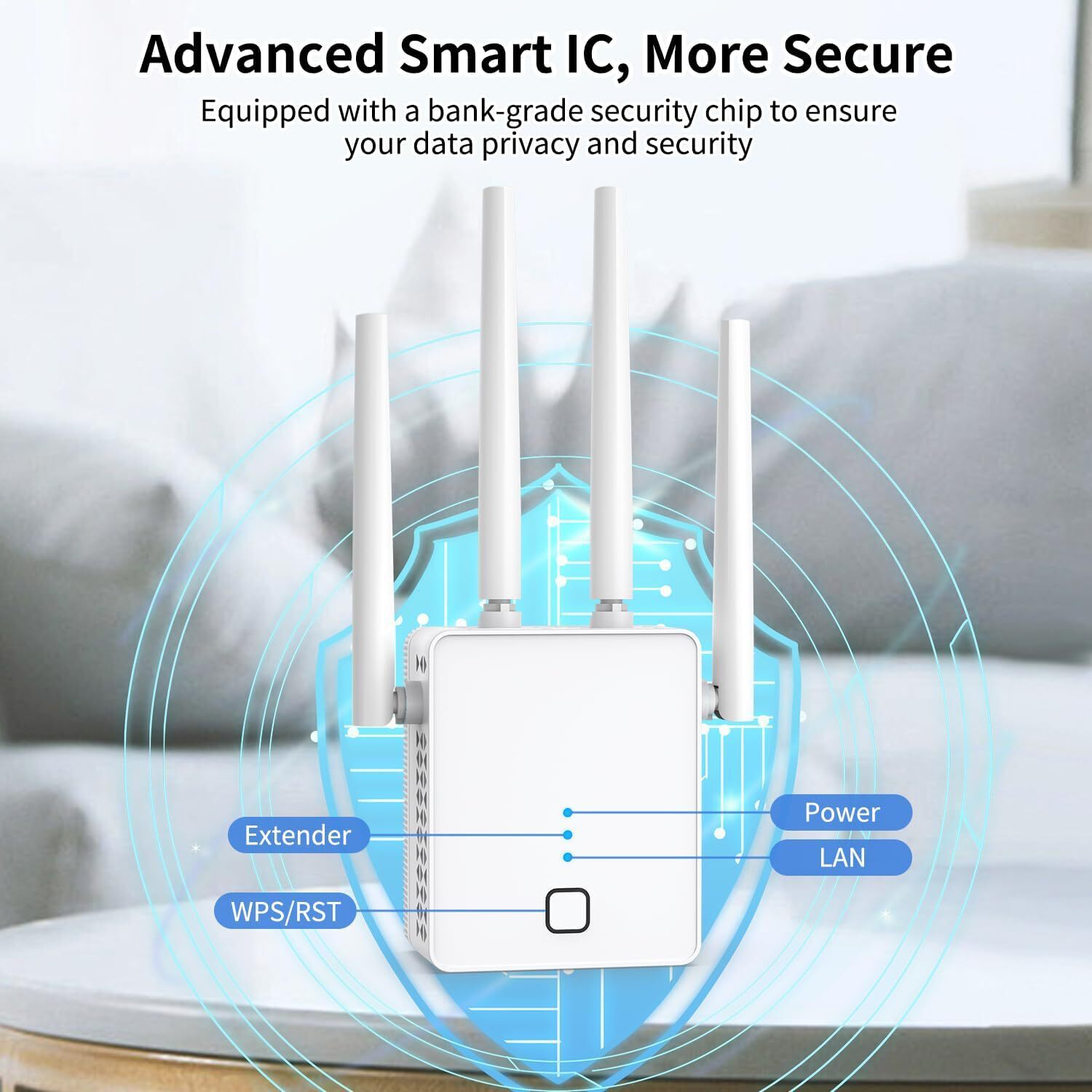 Nonser WIFI Extender 2025 Fastest WiFi Booster 1200Mbps Dual Band (OPEN BOX)