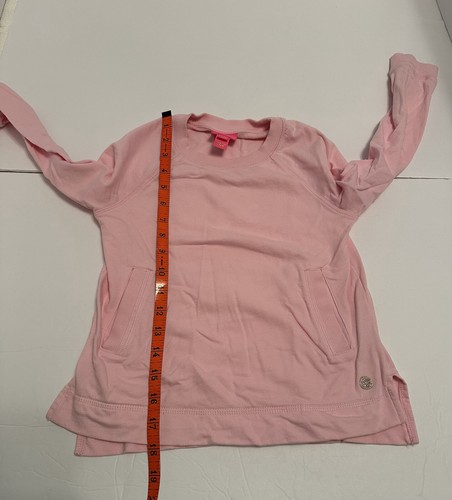 Lilly Pulitzer Girls Luxletic Mini Beach Comber Sweatshirt Sz 6-7 - Picture 3 of 5