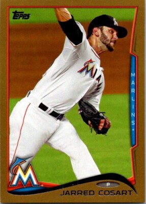 2014 Topps Update GOLD #US-303 Jarred Cosart - Miami Marlins /2014