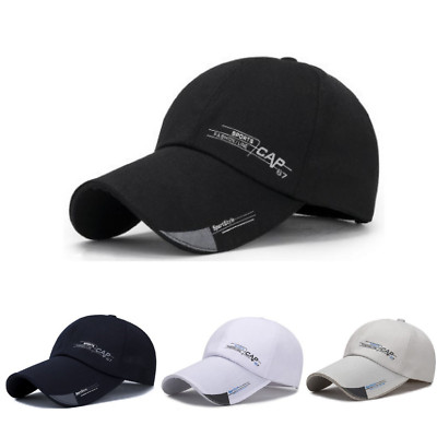 Basecap Baseball Cap Mütze Kappe Sport Damen Herren Cappy Hat Hut 10cm Schirm