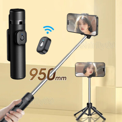 Bluetooth Selfie Stick Stativ für Smartphone iPhone 16 15 14 13 Pro Max, Samsung