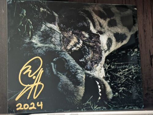 2024 ZAMBIE Signé 8X10 MÉTAL imprimé #ed 1/1 GIRAFFTERLIFE Girafe par BC Mix - Photo 1/4
