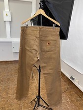      Vintage Y2K Carhartt Brown Pants Rare Retro Hype size 34x32 color brown