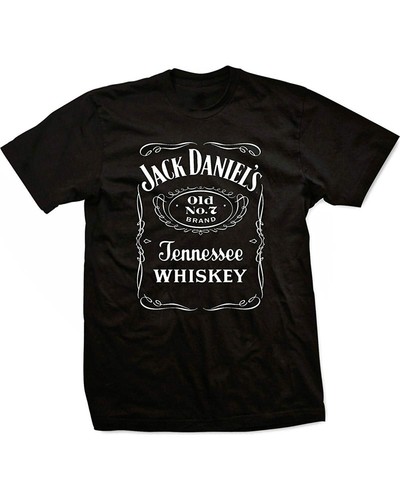 Adult Unisex Jack Daniel's Whiskey Old No. 7 Tennessee Logo Cosplay T-shirt