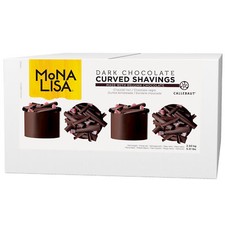 Mona Lisa Dark Chocolate Curved Shavings | 1x2.5kg | Free Delivery