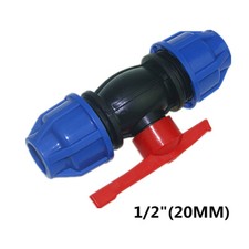 Alkathene Water Pipe Compression Or Stop Tap Valve For HDPE Ends 20mm to 32mm