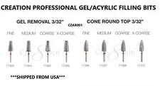 Professional- Acrylic / Gel Tornado removal  3/32" Cone or Taper -USA Shipped!