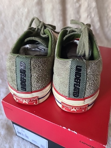 Mens Converse Undefeated Green Suede Low Top Men’s Sz 7.5 Women’s Size 9.5 - Picture 4 of 9