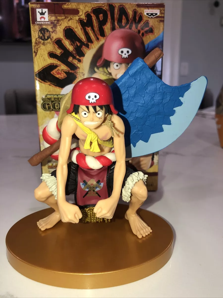 Neca One Piece BANPRESTO Film Gold SCultures Big Luffy PVC Figure Champion  2015 