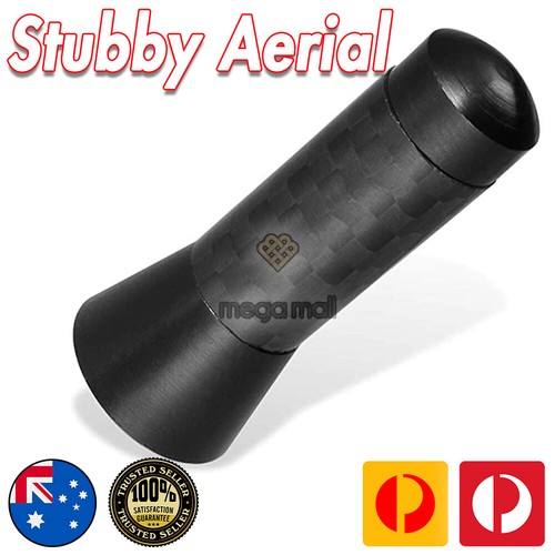 Antenna / Aerial Stubby Bee Sting for Hyundai iMax iLoad - Black Carbon - Picture 12 of 12