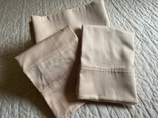 4 Pc Blush California Design KING 100 Cotton Sateen Sheet Set 16" Pkts NEW