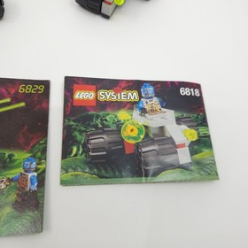 (3) LEGO System Space Sets - 6829 6836 6818 - 100% Complete With Instructions