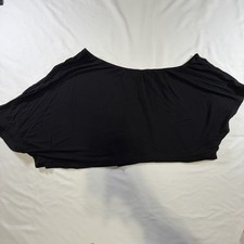 SHEIN Black Cropped Knit Off-the-Shoulder Dolman Sleeve Blouse Size S
