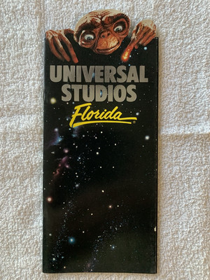 universal studios florida vintage  brochure