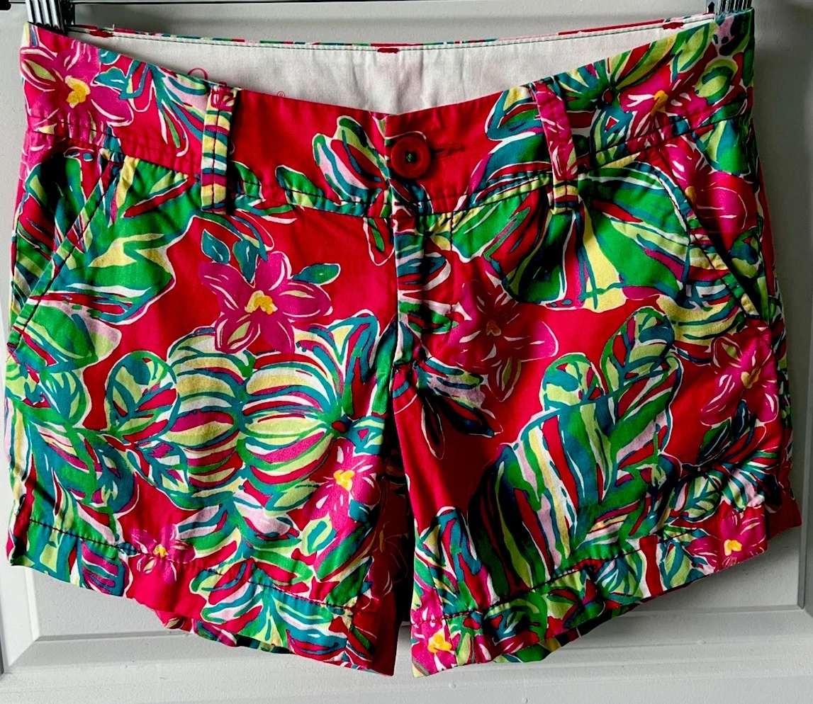 Lilly Pulitzer Size 0 Shorts The Callahan Short w/ 4 Pockets Tropical Pink