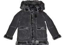 JORDAN CRAIG Kids Denali Shearling Jacket Parka Charcoal Grey NWT ALL SIZES