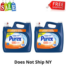 2PK Purex Advanced Oxi Odor Fighter Liquid Laundry Detergent 199 fl oz 145 Loads