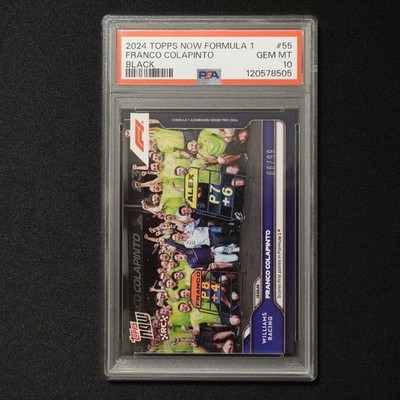 Franco Colapinto 2024 F1 Card PSA10 #55 66/99 Racing Collectible