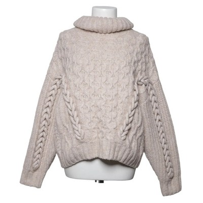 H&M, Rollkragenpullover, Größe: M, Beige, Acryl/Polyester/Wolle, Sonstiges #FOv