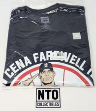 Authentic WWE John Cena Farewell Tour 2025 NYC New York City Shirt L Final Raw