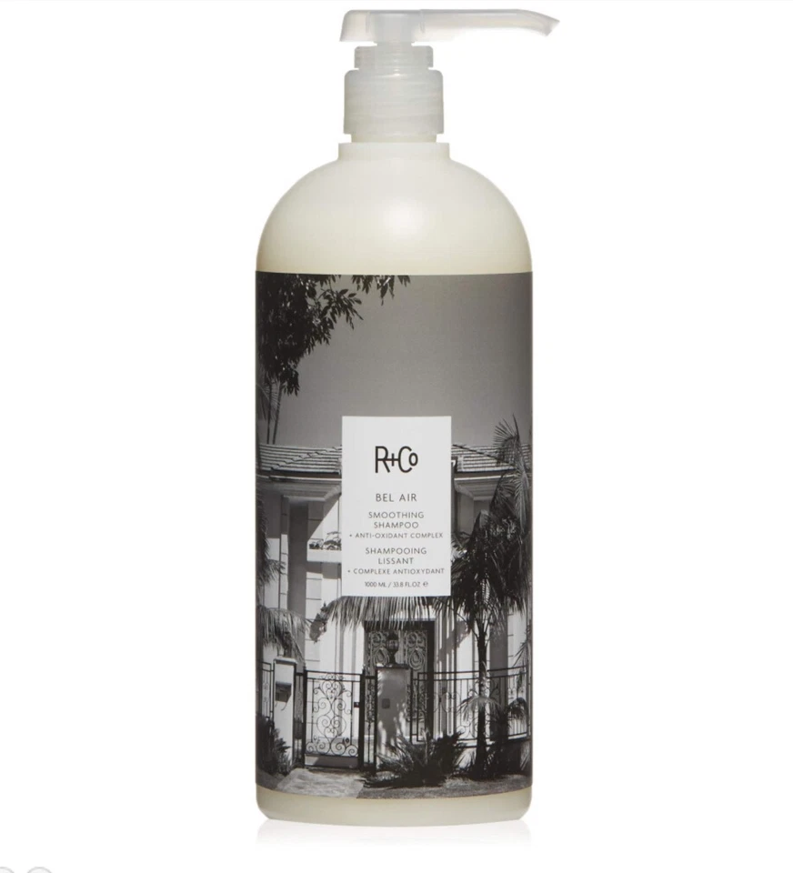 R&CO HUGE 1 x LITRE SIZE R+Co Bel Air Smoothing Shampoo + Anti-Oxidant RRP £140!!