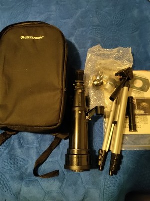 Celestron Travel Scope 70 Telescope With Tripod, Accessories & Backpack 21035