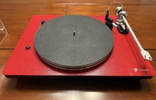 VPI Traveler II Red Turntable w/ Dust Cover  Leather Mat - Original Boxes