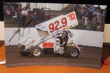 Kerry Madsen #92W 92.9, Kendrick Racing Sprintcar Signed 8x12 Photo