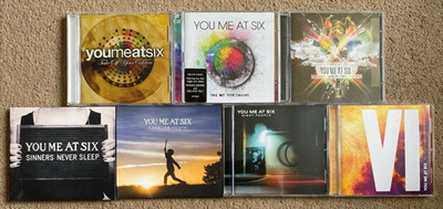 You Me At Six 7 x CD Bundle - Take Off Your Colour / Sinners / Cavalier / VI