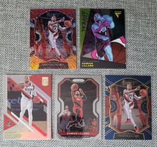 Damian Lillard NBA Portland Trail Blazers Basketball 5 Card Lot