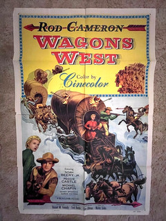Wagons West 1952 Movie Poster 27x41 Rod Cameron Peggie Castle