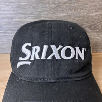 Srixon Hat Cap Strap Back Black Red Baseball Golf Embroidered Z