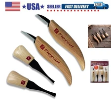 Wood Carving Tools| Beginner Palm & Knife Set | 1095 High Carbon Steel Blades...