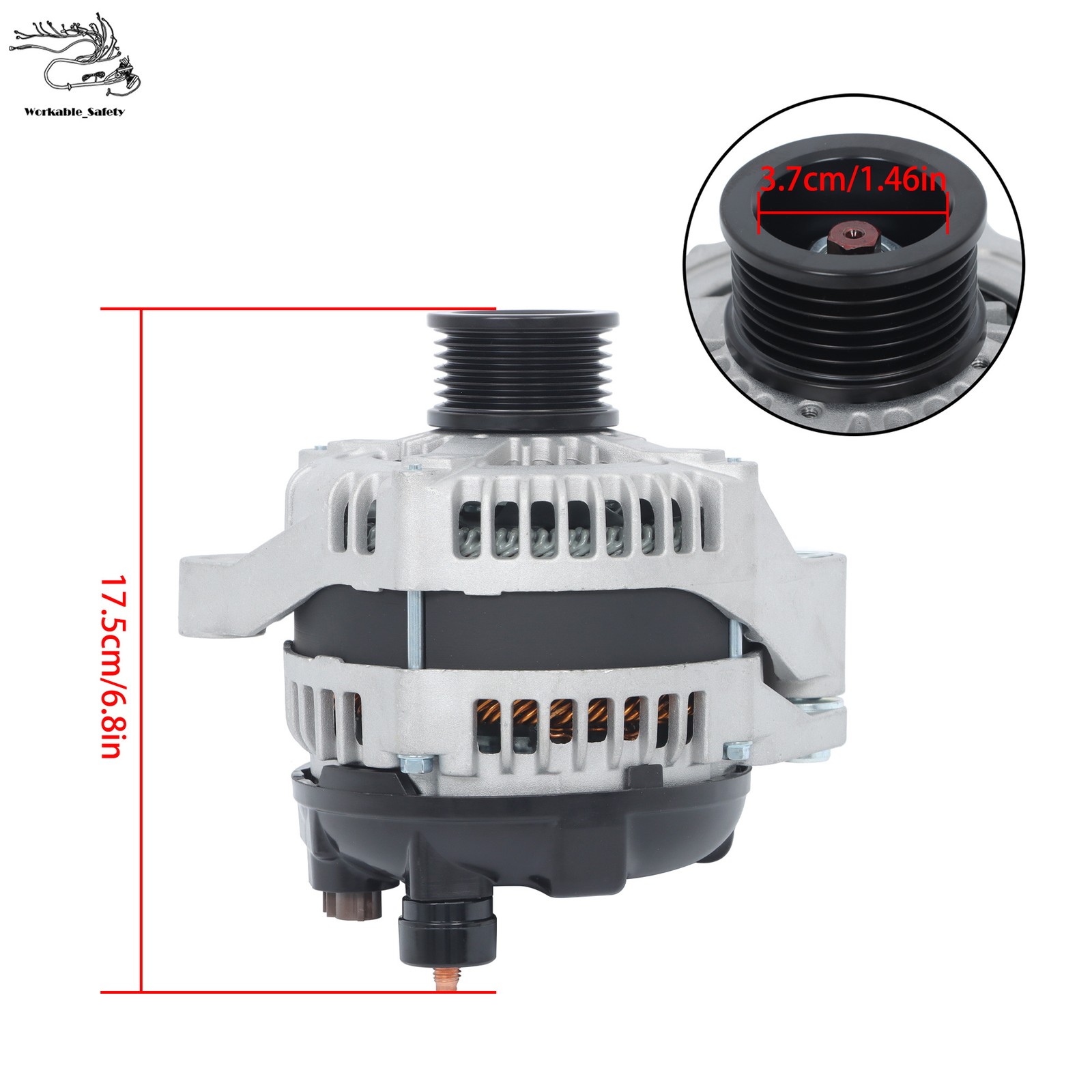 For Maserati Quattroporte 2004-2011 150A 4.2L Alternator 104210-3960 104210-1620